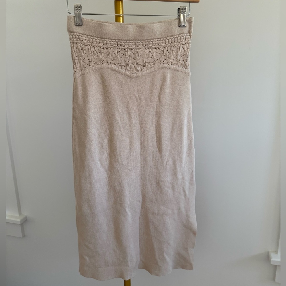 House of Harlow 1960 Cream Pencil Skirt - S